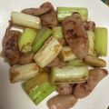 猫のミイヤ's cooksnap of when they made 長ネギとウィンナーの味ポン炒め.