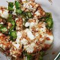 三七子's cooksnap of when they made オクラ・豆腐・もずくのさっぱり和え.