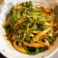 こむきむこ's cooksnap of when they made 簡単すぎる！無限豆苗炒め.