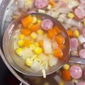 5匹のぶた's cooksnap of when they made 子供が大好き☆給食の？ABCスープ♪.