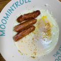 ももゆみ1230's cooksnap of when they made 朝食に！レンジでウインナーエッグ.