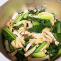 yuki☆N6's cooksnap of when they made 小松菜としめじと油揚げの煮浸し.