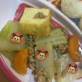 ぴるくる、's cooksnap of when they made 豆腐の白菜と鶏ひき肉あんかけ.