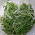ごじひめ's cooksnap of when they made レンジで一発！もやしと水菜のナムル.