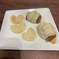 mi＊wa's cooksnap of when they made 冷凍パイシートでミニチョコクロワッサン☆.