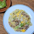 クック2JT3ME☆'s cooksnap of when they made シャキシャキ♪豚バラとレタスのチャーハン.