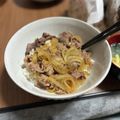 クックHZ6QYK☆'s cooksnap of when they made 我が家の牛丼レシピ.