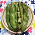mmameco's cooksnap of when they made そら豆☆簡単焼いただけ♪.