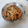 スタイリッシュママ's cooksnap of when they made レンジだけ☆茸とウインナーの醤油ドレ蒸し.