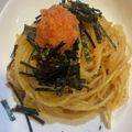 ♡ケンケン♡'s cooksnap of when they made 辛子明太子パスタ♪簡単たらこパスタ和風.