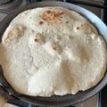 Yokchina's cooksnap of when they made トルコブレッド(pide).