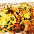 チビクウ's cooksnap of when they made そら豆と野菜のかきあげ.
