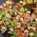 ぴくしーの台所's cooksnap of when they made 豚こま肉とナスとピーマンのめんつゆ炒め.
