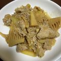 クックH86AFM☆'s cooksnap of when they made 簡単♪母の味！たけのこと豚肉の煮物.