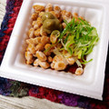 めぐ＊ぴぃ's cooksnap of when they made ゆずごしょう風味納豆.