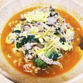 クックGQE3ZE☆'s cooksnap of when they made 寒い冬にはこれ！ユッケジャンクッパ.