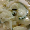 tsmitaka's cooksnap of when they made ズッキーニと玉ねぎのわさびツナマヨサラダ.