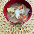 ボブナナ's cooksnap of when they made 簡単豚汁☆野菜たっぷりサツマイモ入り豚汁.