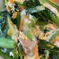 dollyj's cooksnap of when they made 小松菜と厚揚げの卵とじ.