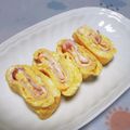 ジョングレ's cooksnap of when they made ベーコンとチーズの玉子焼き♡.