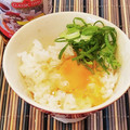 あーこ姐's cooksnap of when they made 秒即☘️目玉焼き&TKGにナンプラー.