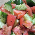 リンリン☆☆☆'s cooksnap of when they made トマトときゅうりのごろごろマリネ.