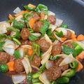 2483's cooksnap of when they made ミートボールで酢豚風.