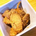 makidala's cooksnap of when they made ごぼうと蒟蒻のごま味噌和え.