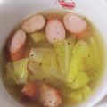 kashikon's cooksnap of when they made こくうま春キャベツとウインナーのスープ.