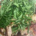 snow012's cooksnap of when they made 鶏もも肉を甘辛だれと大葉で。.