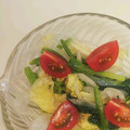 なめこおろし's cooksnap of when they made ほうれん草と新玉ねぎの中華風サラダ.