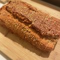 しずくずし's cooksnap of when they made 簡単さくほろ❤︎HMきなこパウンドケーキ.