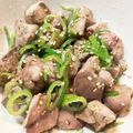 tomitomico's cooksnap of when they made 鶏レバーの旨塩ナムル.