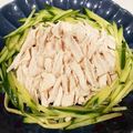 tomitomico's cooksnap of when they made やわらかバンバンジー♪ついでにスープ！.