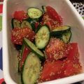 かなぽん☆☆'s cooksnap of when they made トマトときゅうりの塩だれサラダ.