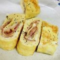 しましま☆☆☆☆☆'s cooksnap of when they made ベーコンチーズ入りたまご焼き.
