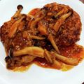 チェビス's cooksnap of when they made 初めてでも簡単ふわふわ♡煮込みハンバーグ.