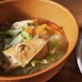 mahorou's cooksnap of when they made 【 がんもどきの味噌汁♪】.