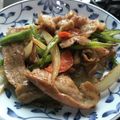 Remtan's cooksnap of when they made 豚肉とインゲンの生姜甘辛炒め.