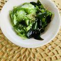ボブナナ's cooksnap of when they made 【簡単副菜】きゅうりとワカメの酢の物.