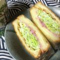 るねあん's cooksnap of when they made 沼サン風♡春キャベツたっぷりサンドイッチ.