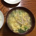 Ruriluru's cooksnap of when they made みんなだいすき！手間なし！レタススープ！.