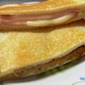 ★なみ☆'s cooksnap of when they made フライパンでホットサンド.