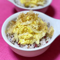 なおミール's cooksnap of when they made ふわり✿梅おかかご飯の新玉葱の炒り卵のせ.