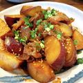 あっちゃんキッチン♪'s cooksnap of when they made 【時短10分】豚バラとさつま芋の甘辛炒め.