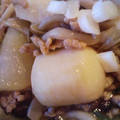 tacciun's cooksnap of when they made しみしみ大根の挽肉きのこのあんかけ.
