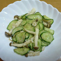 55才のおじさん's cooksnap of when they made きゅうりとしめじのごま和え♪.