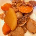 クックG1WDPW☆'s cooksnap of when they made 豚バラ大根、蒟蒻の味噌煮込.