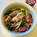azbjbn's cooksnap of when they made ホタルイカとワカメのピリ辛和え.