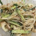 Hanachan13's cooksnap of when they made もやしとちくわきゅうりサラダ.